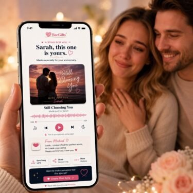 She heard her song for the first time — BaeMelody personalized song reveal