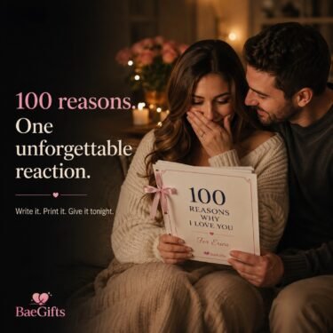 100 Reasons Why I Love You Printable Keepsake — Fillable & Handwritten Love Gift PDF
